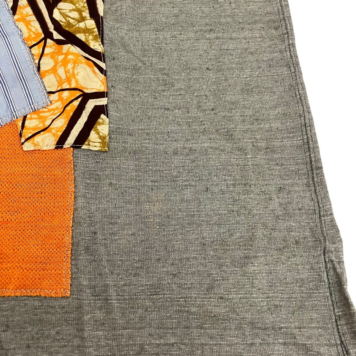 パッチワーク半袖TシャツWQ-T026 - Image 6