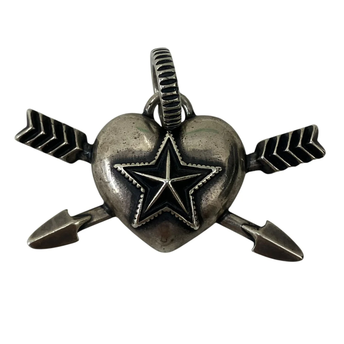 ギャランテティCODY SANDERSON Heart ＆ Sheriff Star Double Arrow Pendantハートアロー ペンダント - Image 2