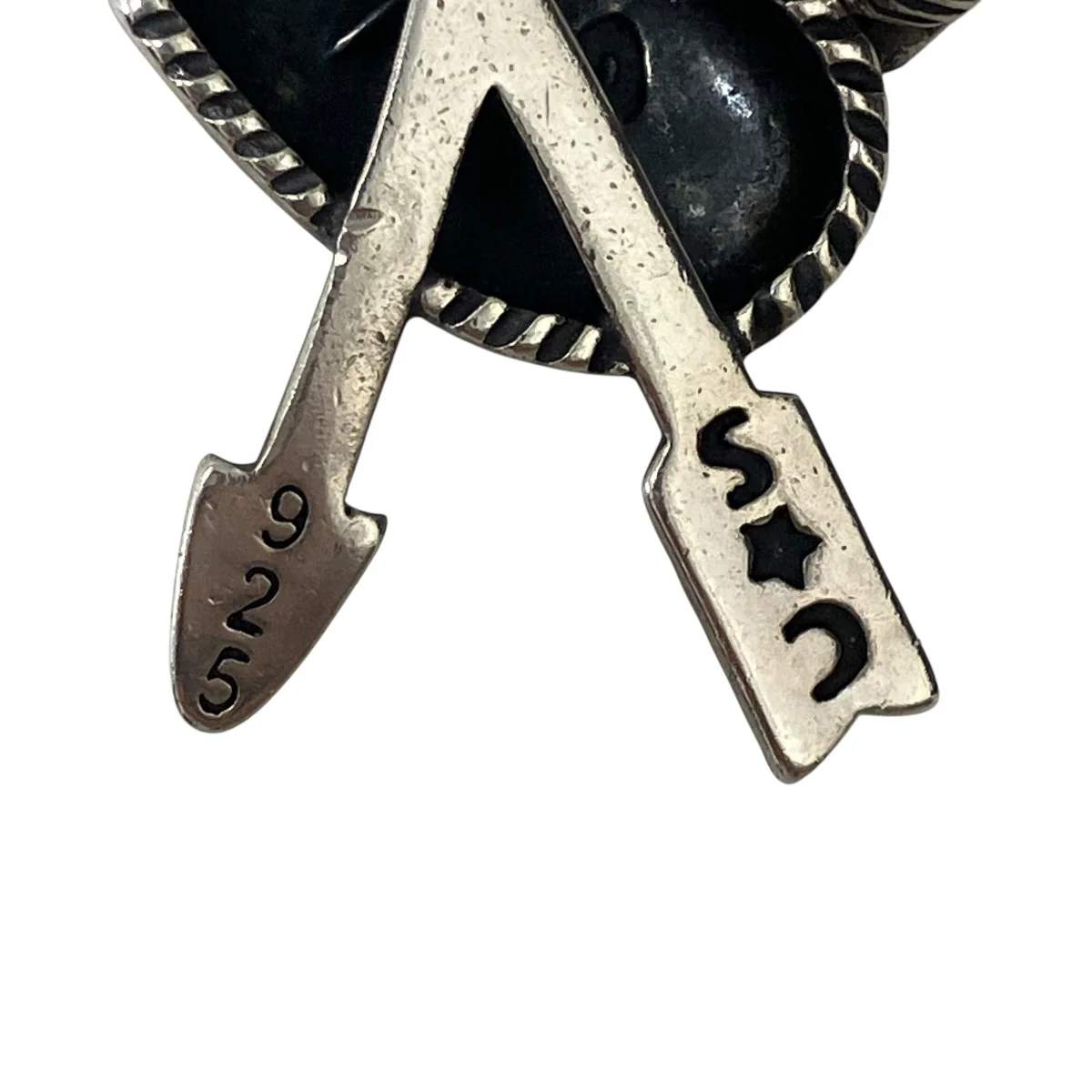 ギャランテティCODY SANDERSON Heart ＆ Sheriff Star Double Arrow Pendantハートアロー ペンダント - Image 4
