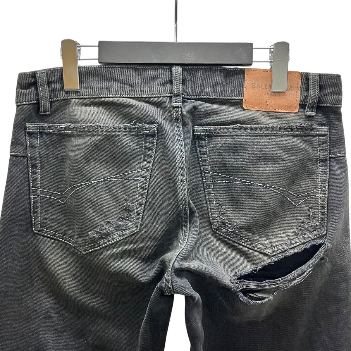 ローライズダメージデニムパンツ - Image 4