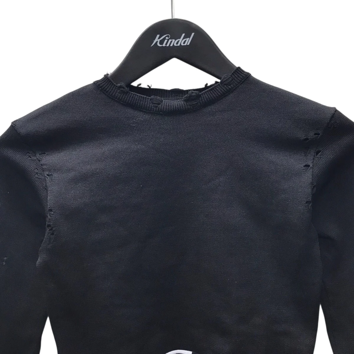 S damage tops half logo 長袖カットソー - Image 3