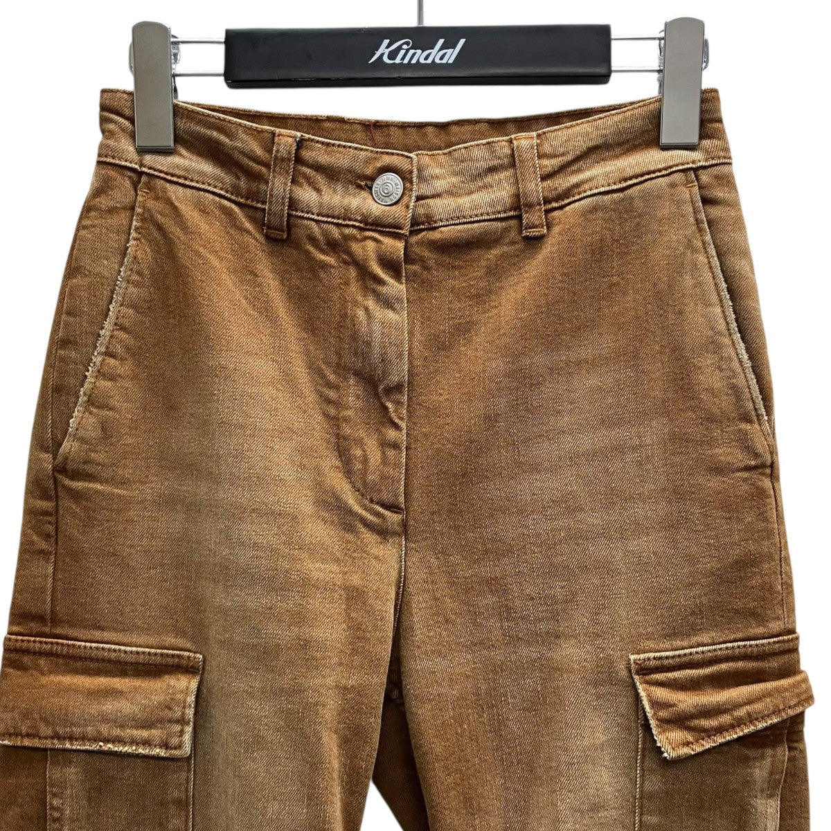 High Waisted Cargo Trousers ブーツカットカーゴパンツ - Image 2