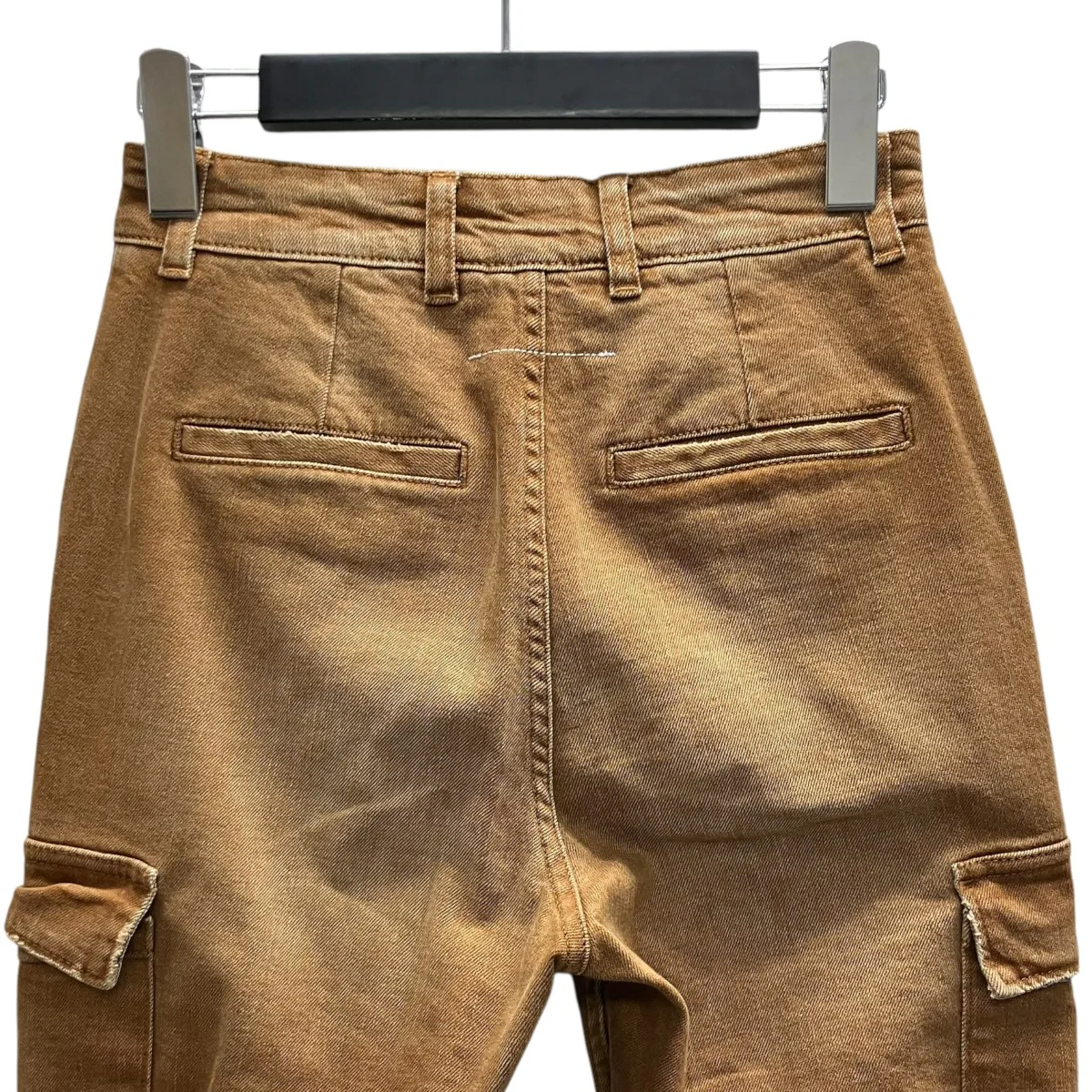 High Waisted Cargo Trousers ブーツカットカーゴパンツ - Image 4