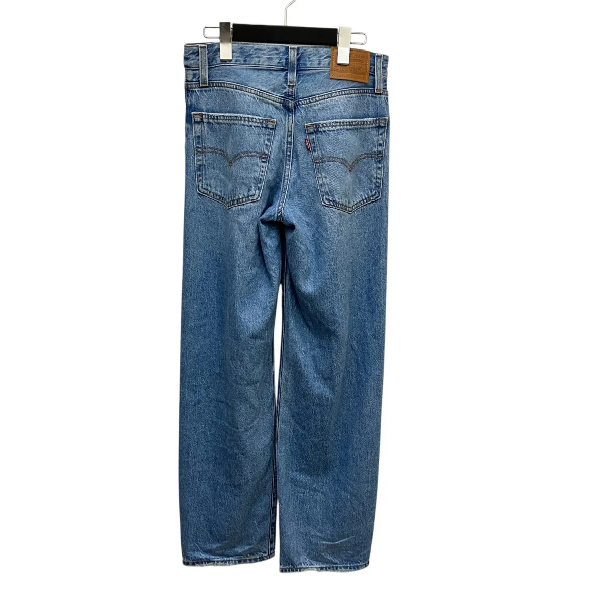 BAGGY DAD クラッシュ加工デニムパンツ - Image 2