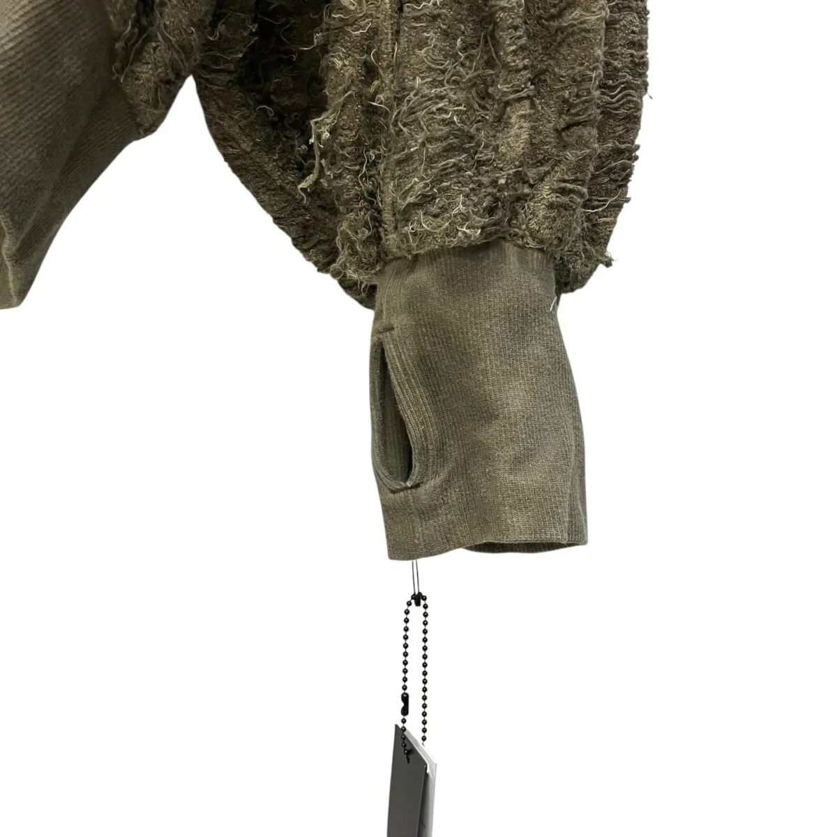 26SS COTTON PILE JACQUARD ZIP UP HOODIE ジップパーカー - Image 5