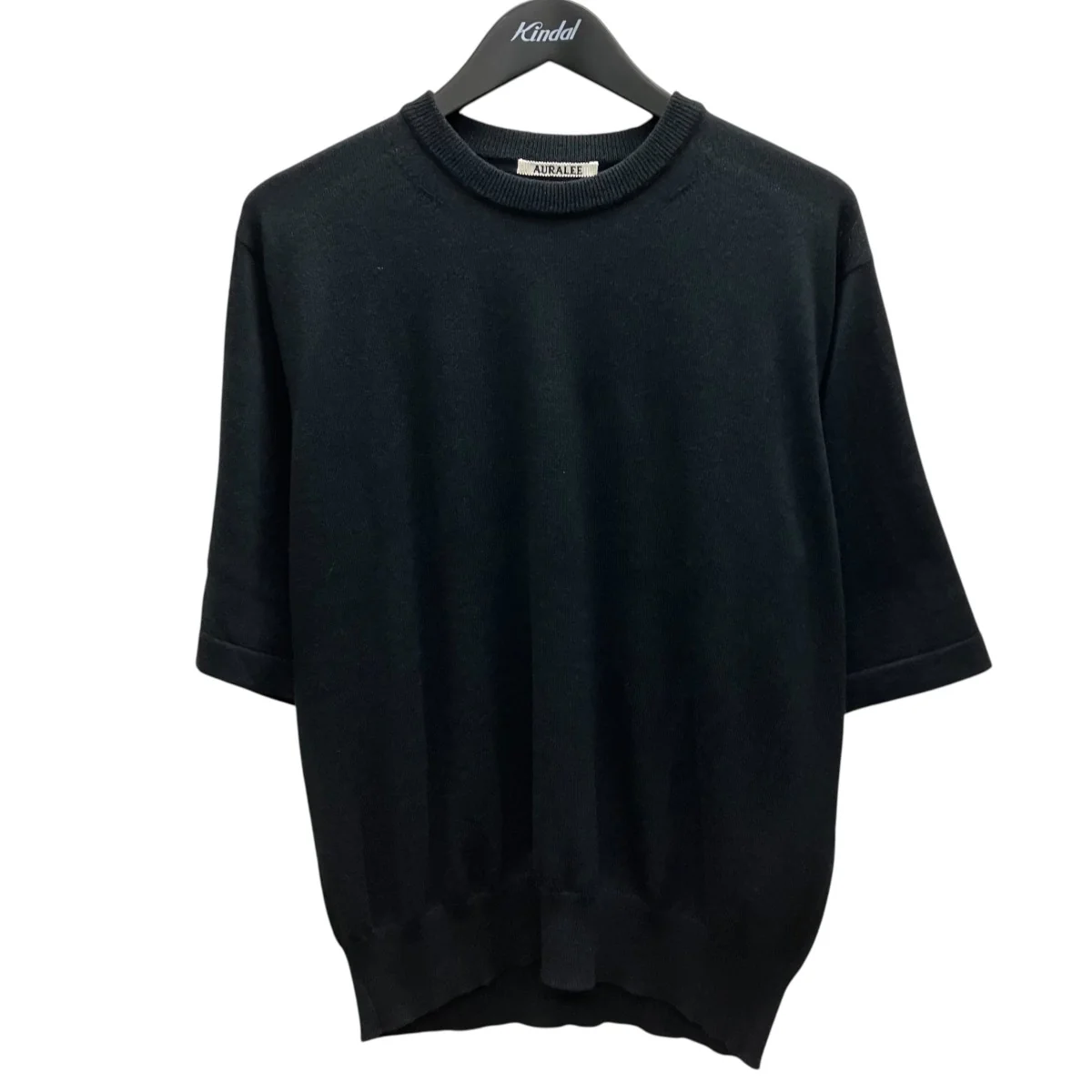 【CASHMERE HARD TWIST KNIT TEE】 半袖ニット