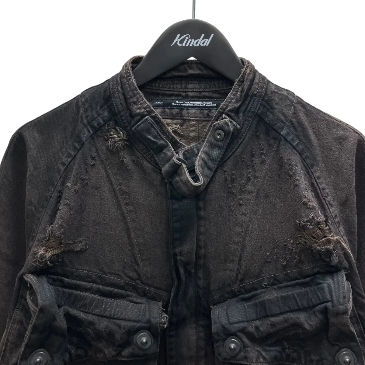 25AW 12OZ DENIM BLOUSON D.BRW ガスマスクジャケット - Image 2