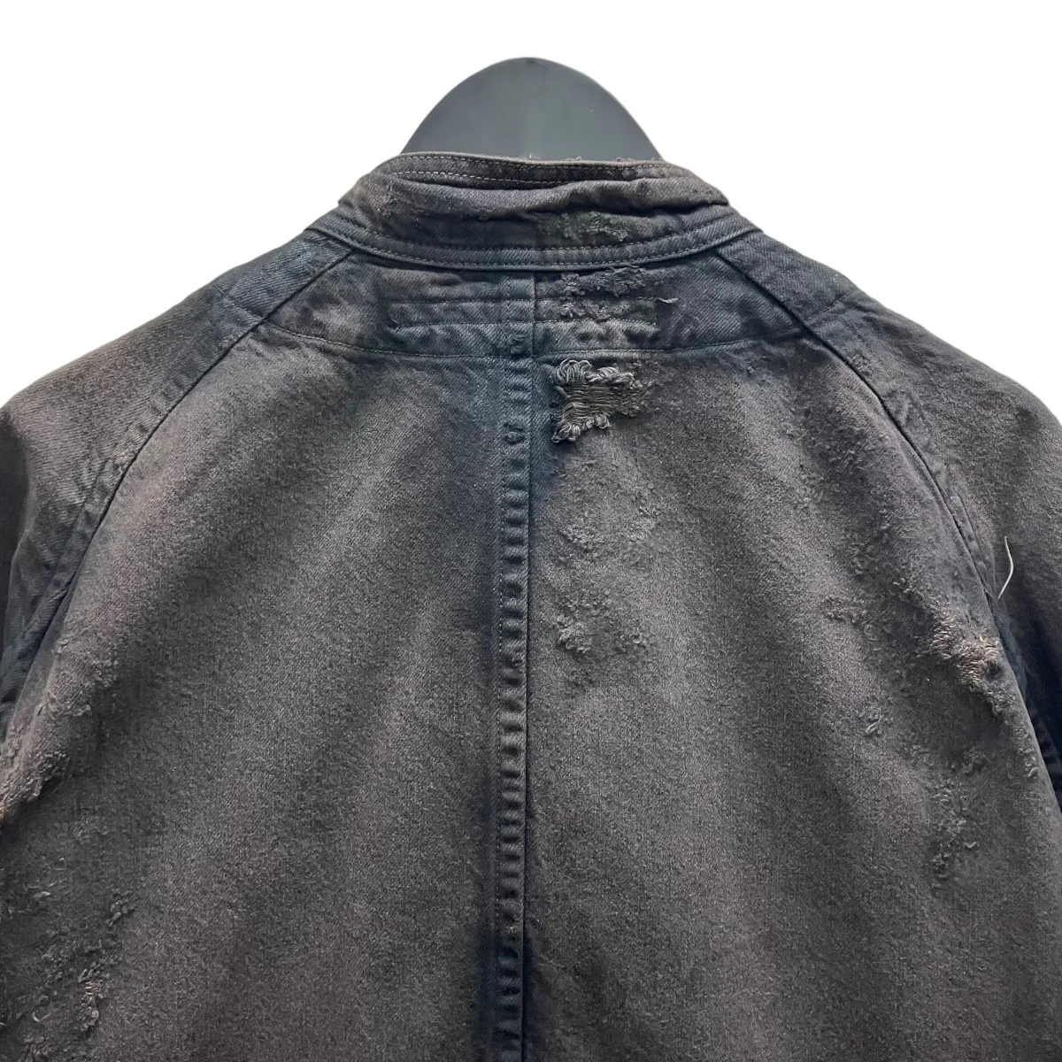 25AW 12OZ DENIM BLOUSON D.BRW ガスマスクジャケット - Image 4