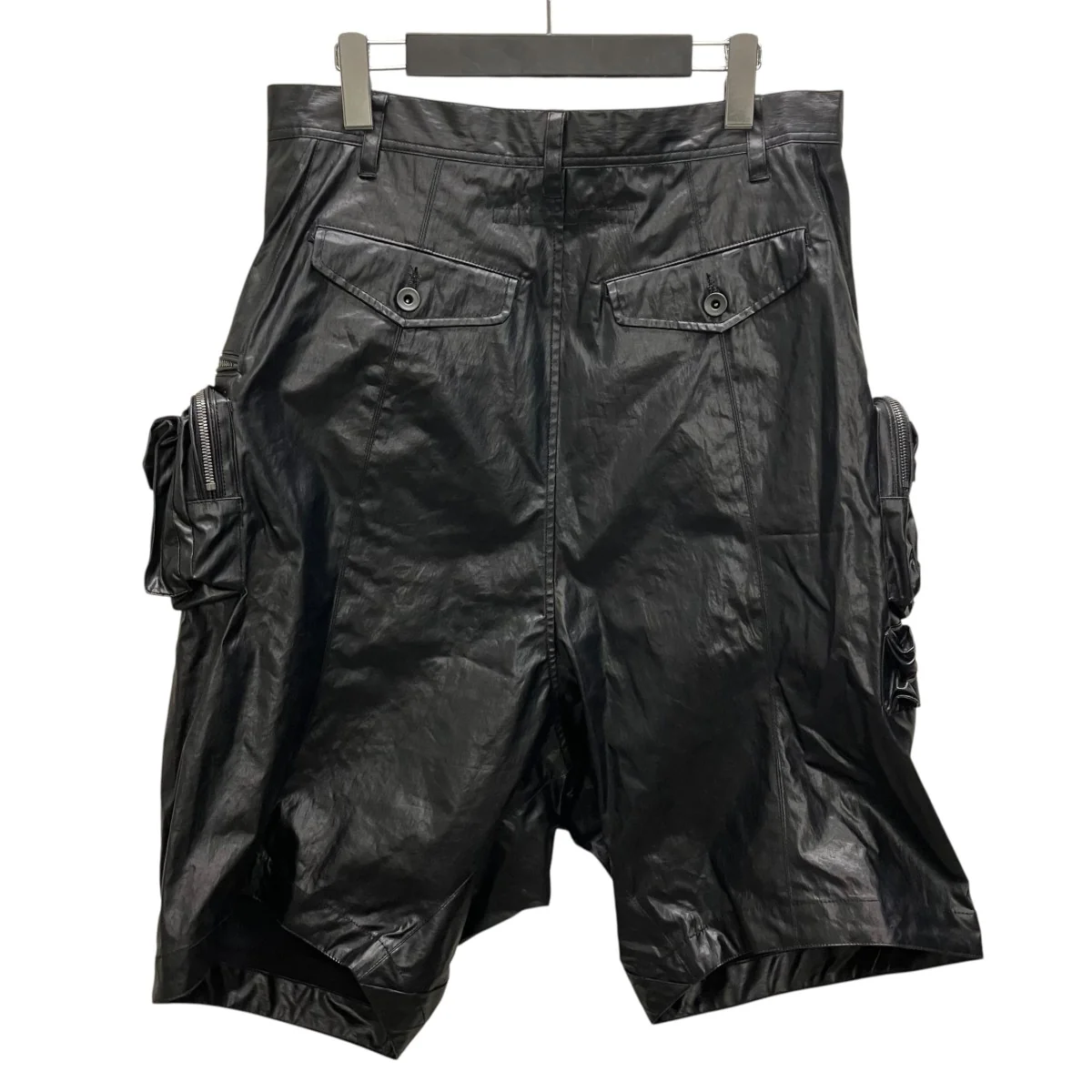 26SS LAMINATED CLOTH PANTS BLK ショートパンツ - Image 2
