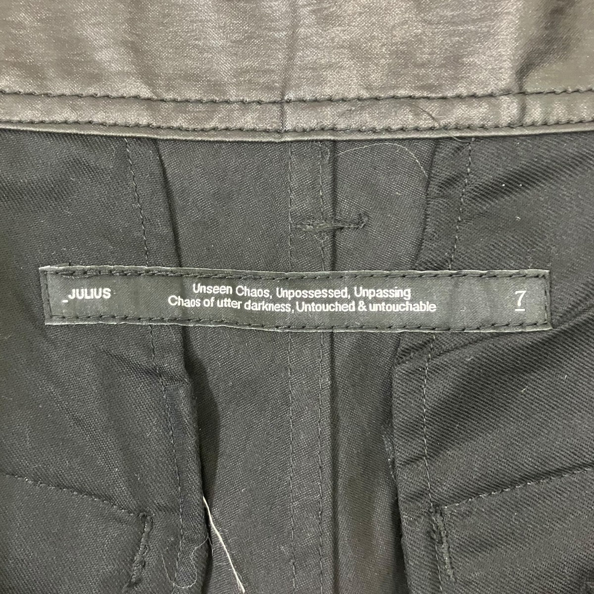 26SS LAMINATED CLOTH PANTS BLK ショートパンツ - Image 4