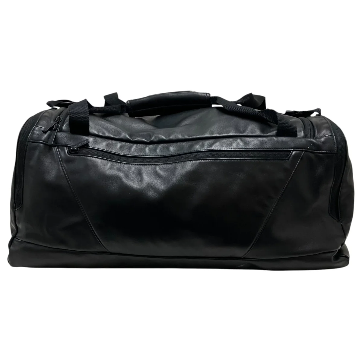 GYM BAG SMOOTH GLAMOUR LATHER BG BLACK レザージムバッグ - Image 3