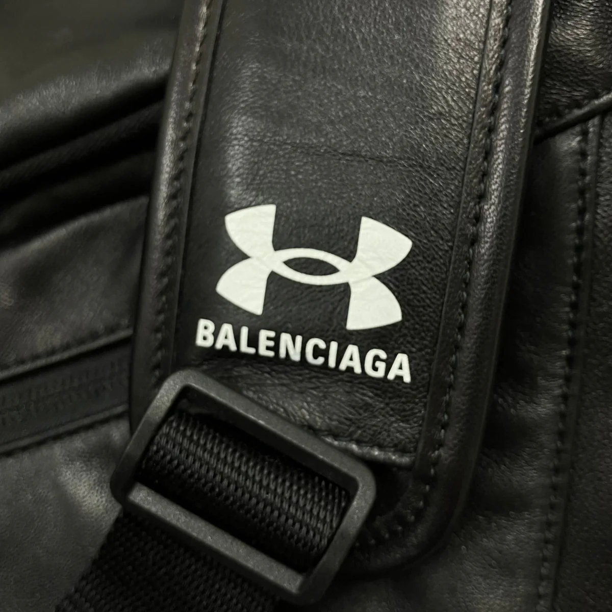 GYM BAG SMOOTH GLAMOUR LATHER BG BLACK レザージムバッグ - Image 8
