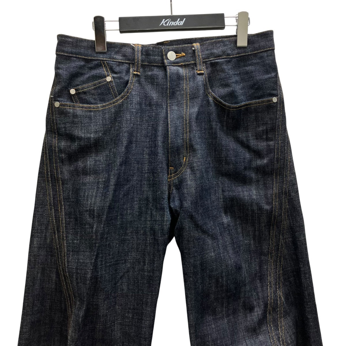 3D TWISTED WIDE LEG JEANデニムパンツ - Image 3