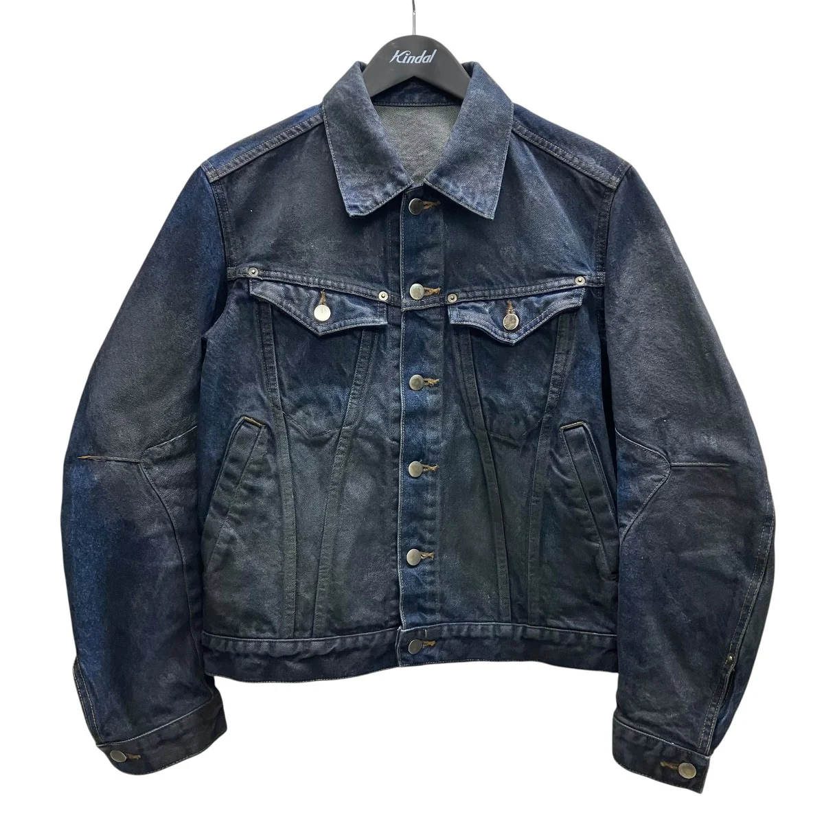 3D TRUCKER JACKET コーティングデニムジャケット