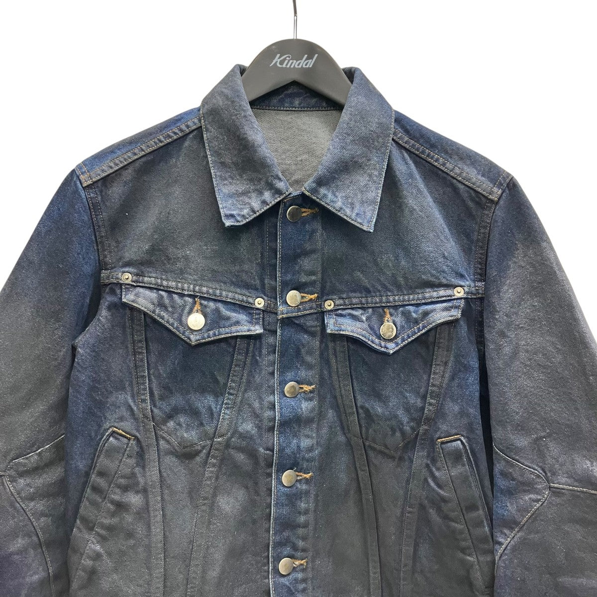 3D TRUCKER JACKET コーティングデニムジャケット - Image 3