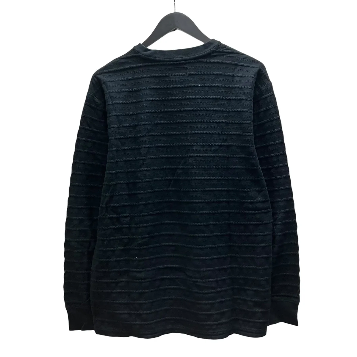 Rope stripe L S Top胸ロゴカットソー - Image 2