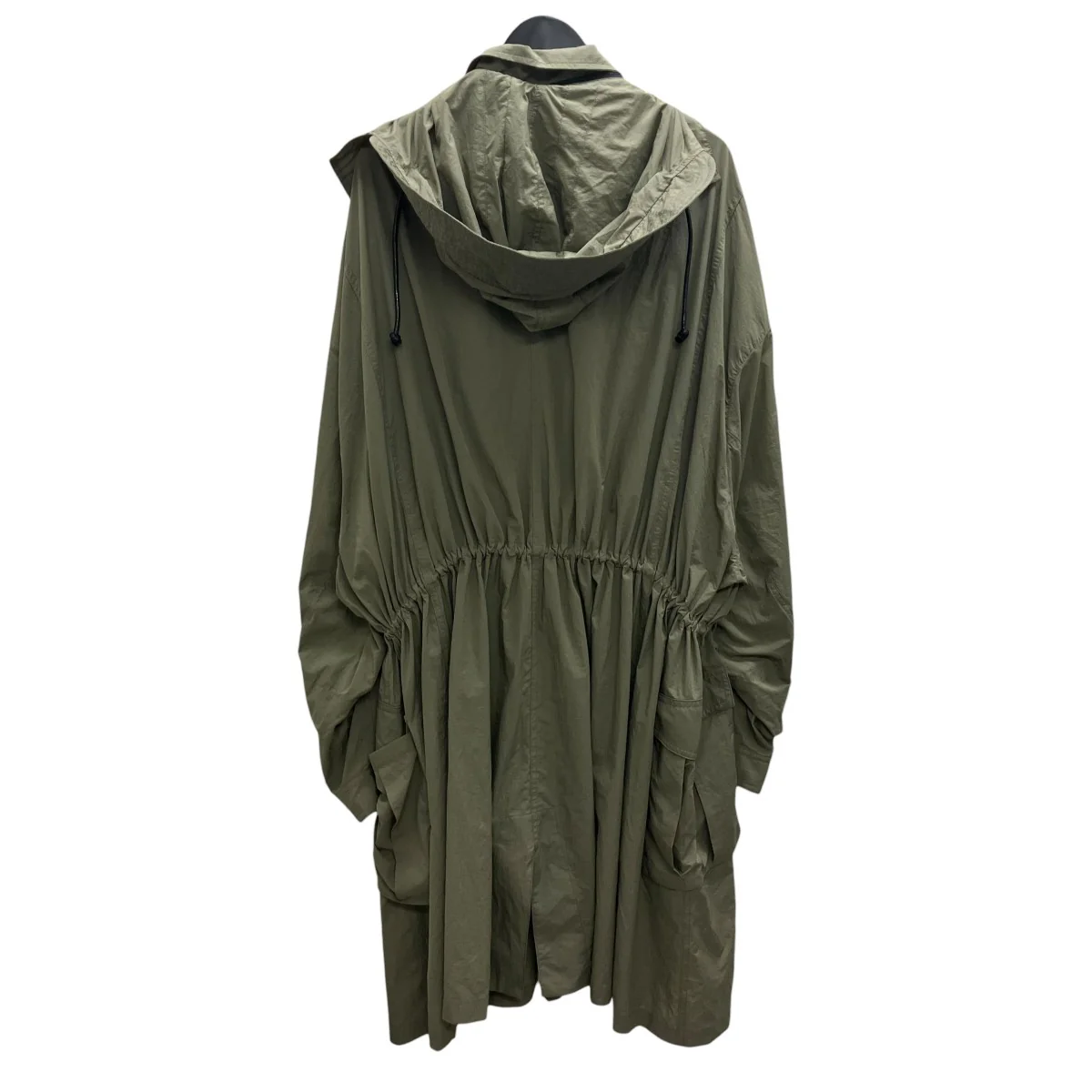 Woven Oversized Long Hooded Jacket ロングジャケット - Image 3