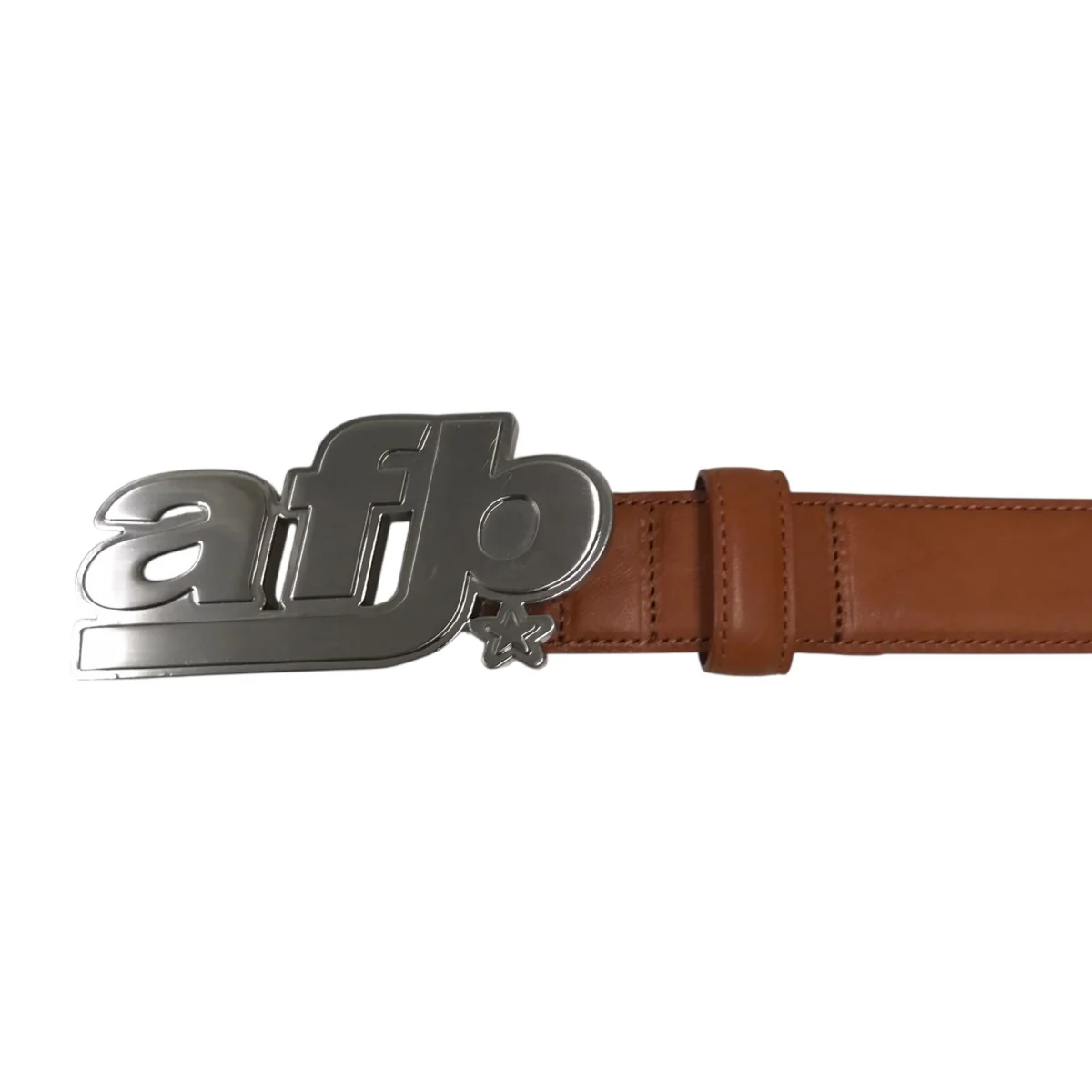 BUCKLE BELTロゴレザーベルト - Image 3