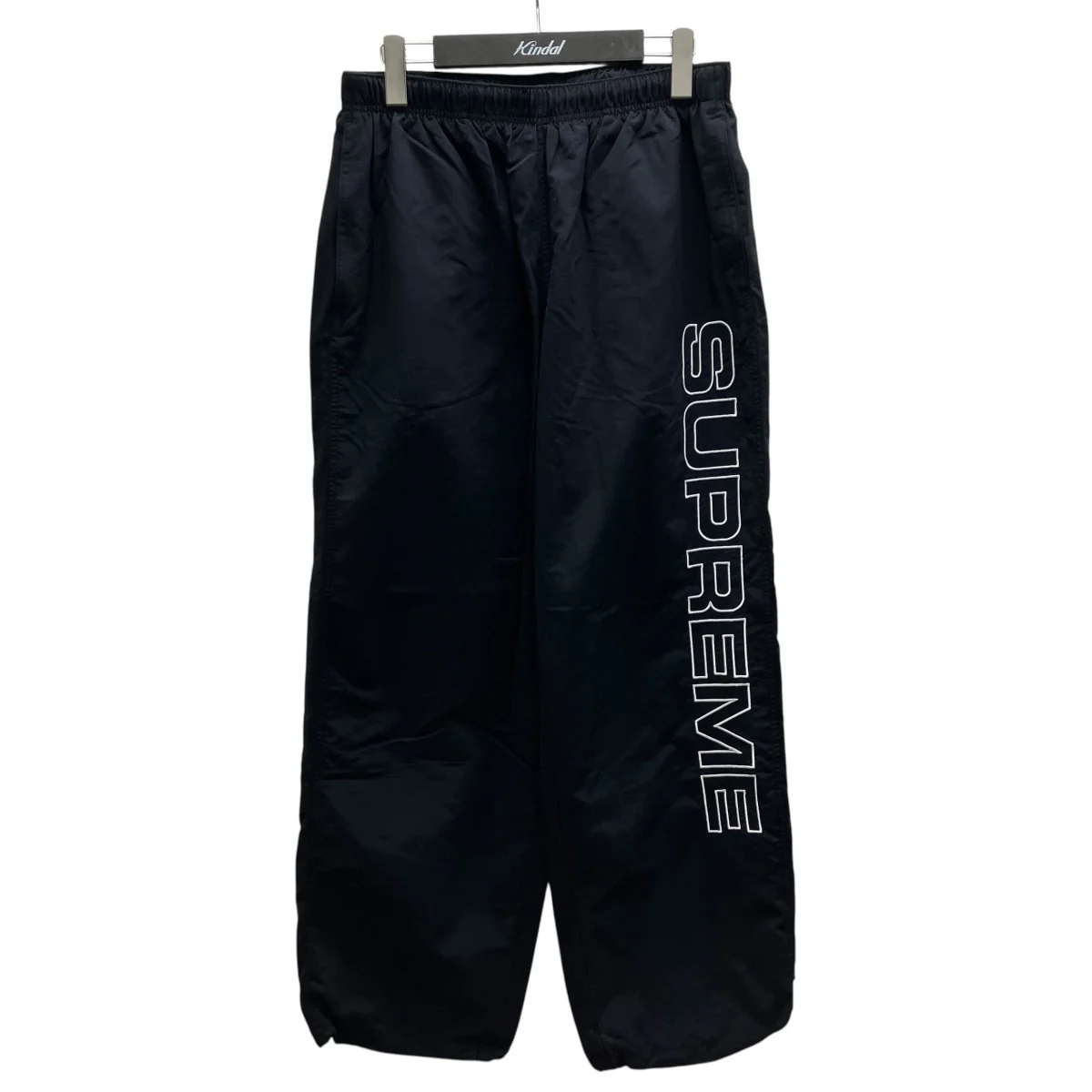 25AWspellout embroid ered track pantナイロンパンツ