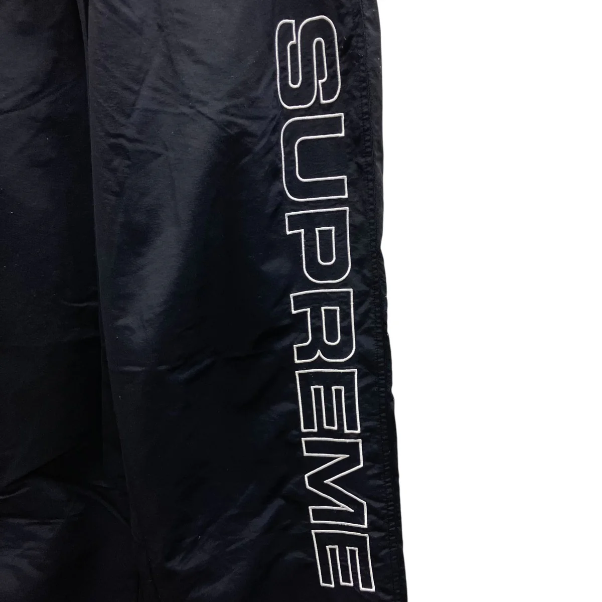25AWspellout embroid ered track pantナイロンパンツ - Image 3