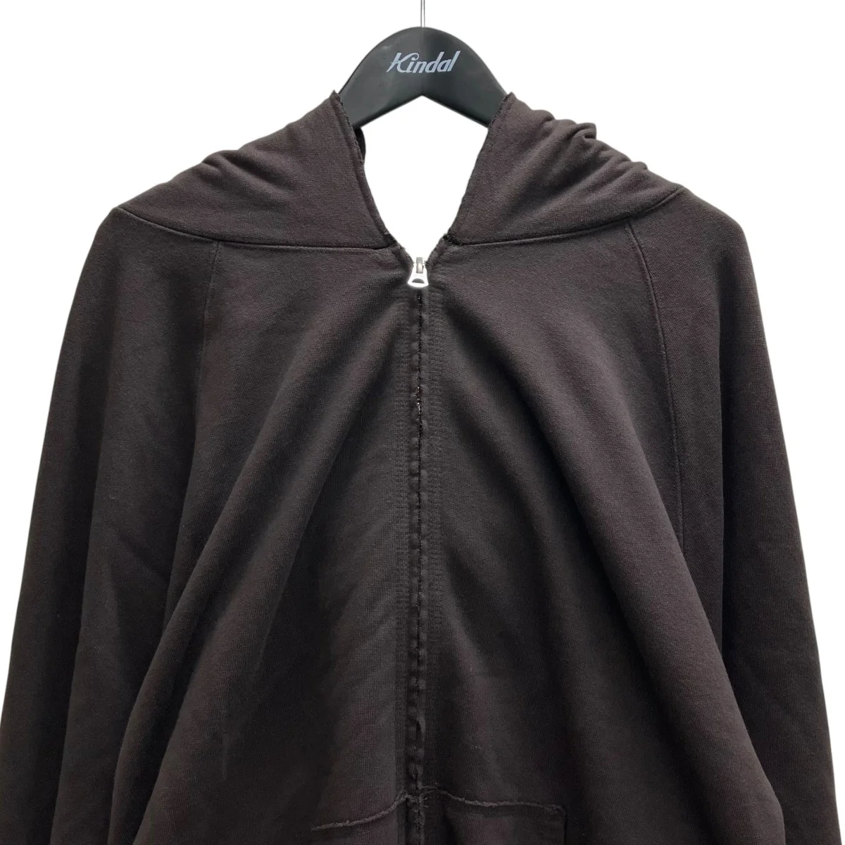 25AW SWEAT HOODIE COAT BROWN ジップパーカー - Image 3