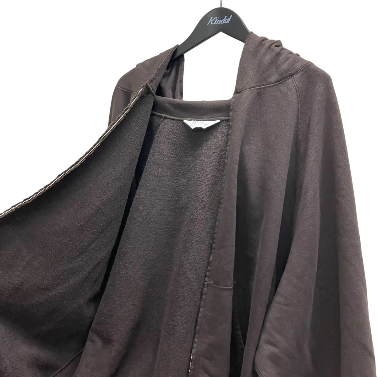 25AW SWEAT HOODIE COAT BROWN ジップパーカー - Image 6