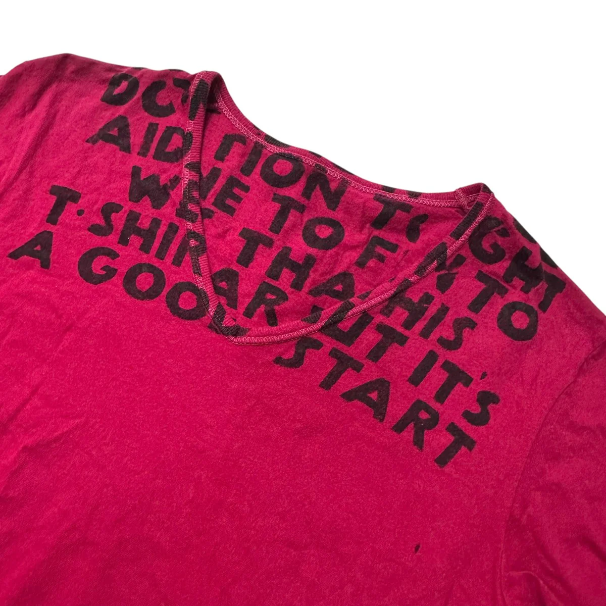 AIDS TEEVネックTシャツ - Image 3