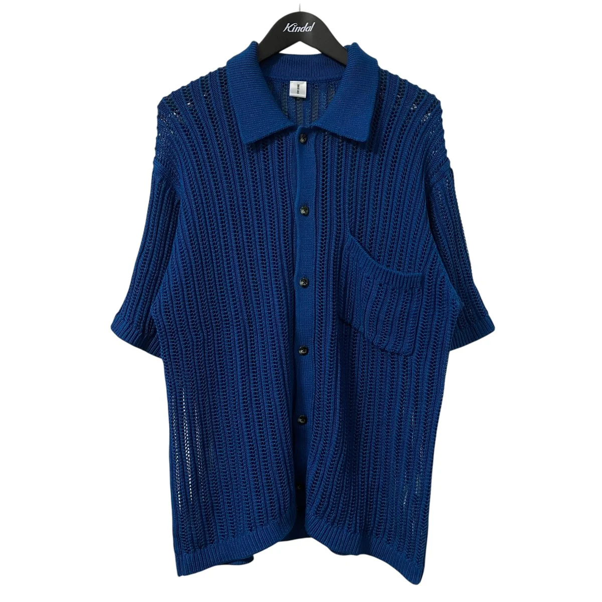 CORD YARN MESH CD CACDメッシュニット半袖シャツCACD 5S06