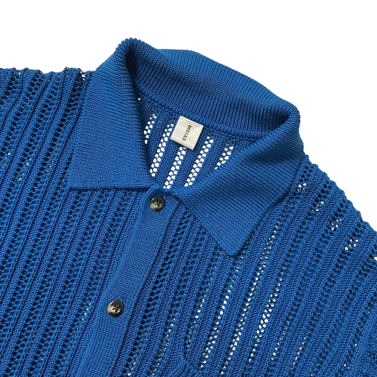 CORD YARN MESH CD CACDメッシュニット半袖シャツCACD 5S06 - Image 3