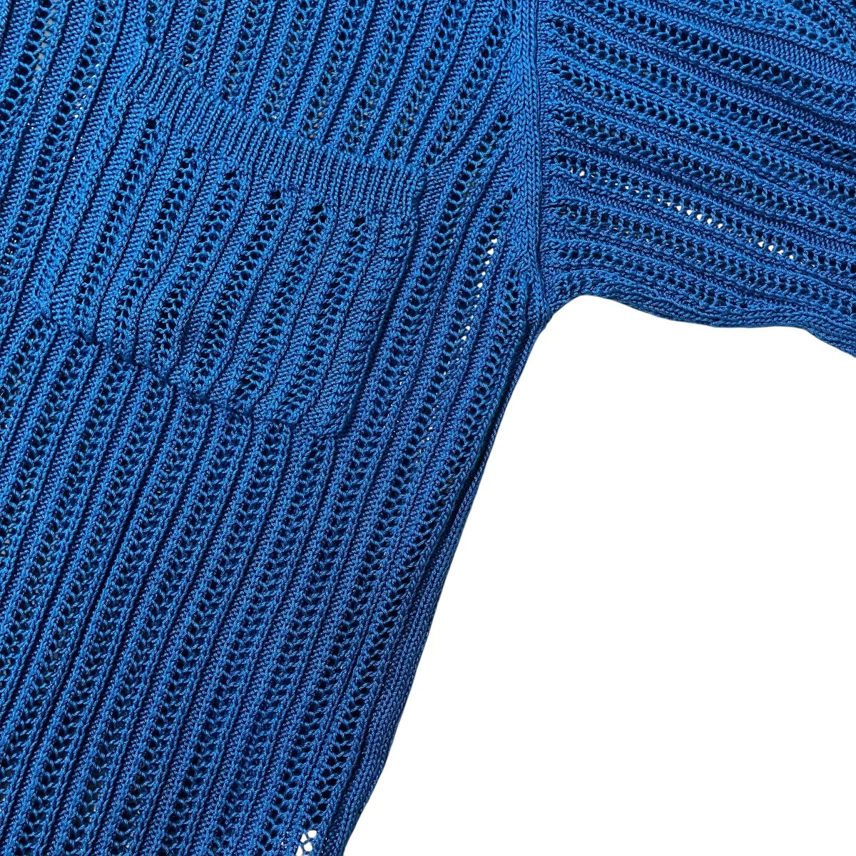 CORD YARN MESH CD CACDメッシュニット半袖シャツCACD 5S06 - Image 4