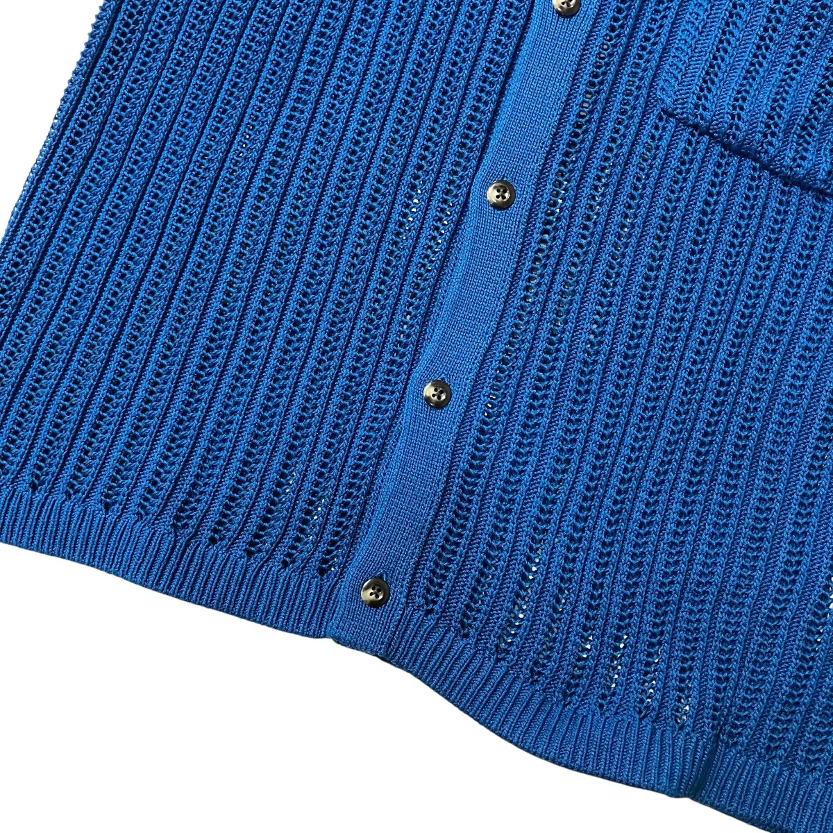 CORD YARN MESH CD CACDメッシュニット半袖シャツCACD 5S06 - Image 5