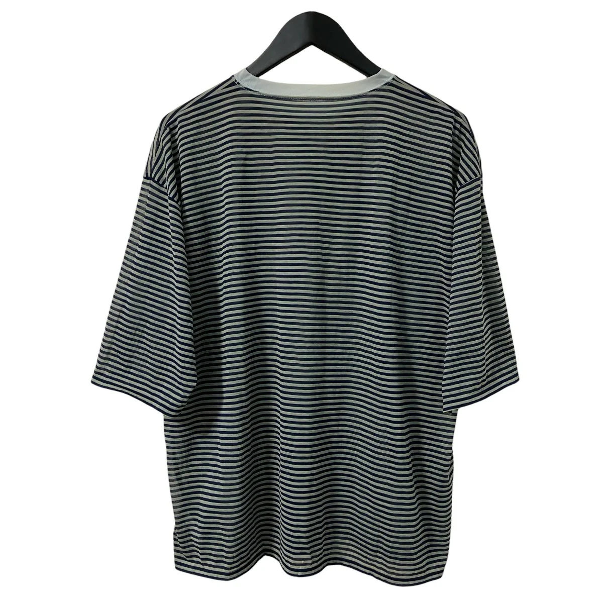 コットンナイロンシアーボーダーシャツクルーネックTシャツ8617 299 0510 - Image 2