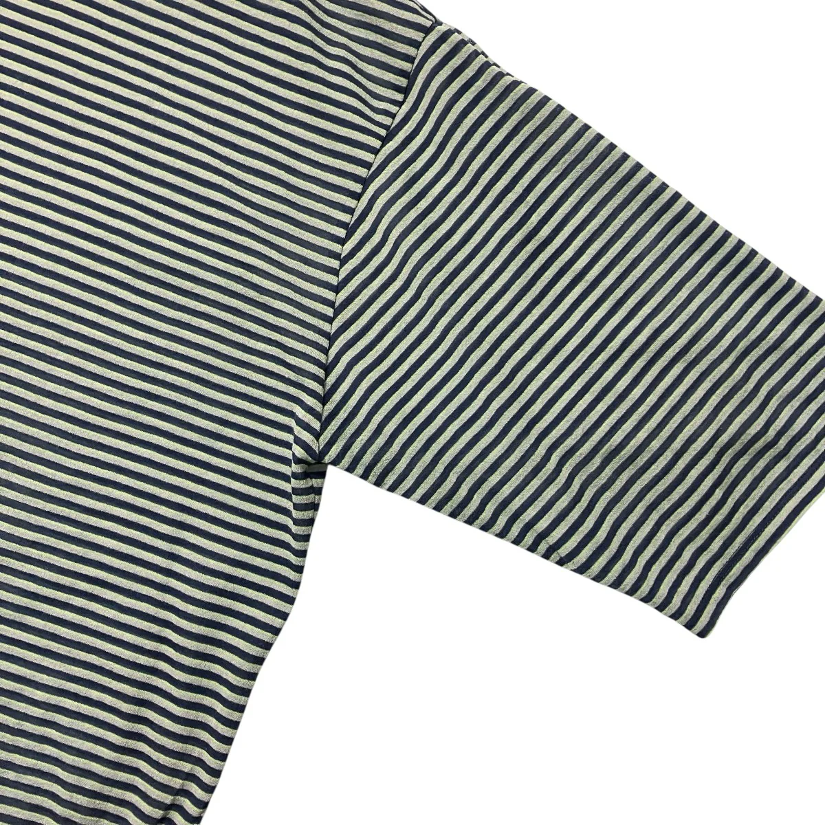 コットンナイロンシアーボーダーシャツクルーネックTシャツ8617 299 0510 - Image 4