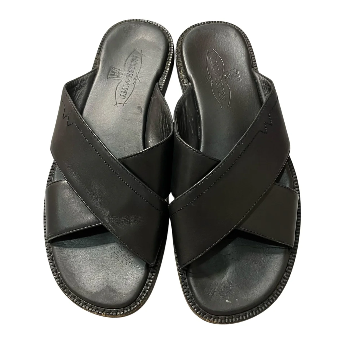 Double V sandalクロスレザーサンダル - Image 3