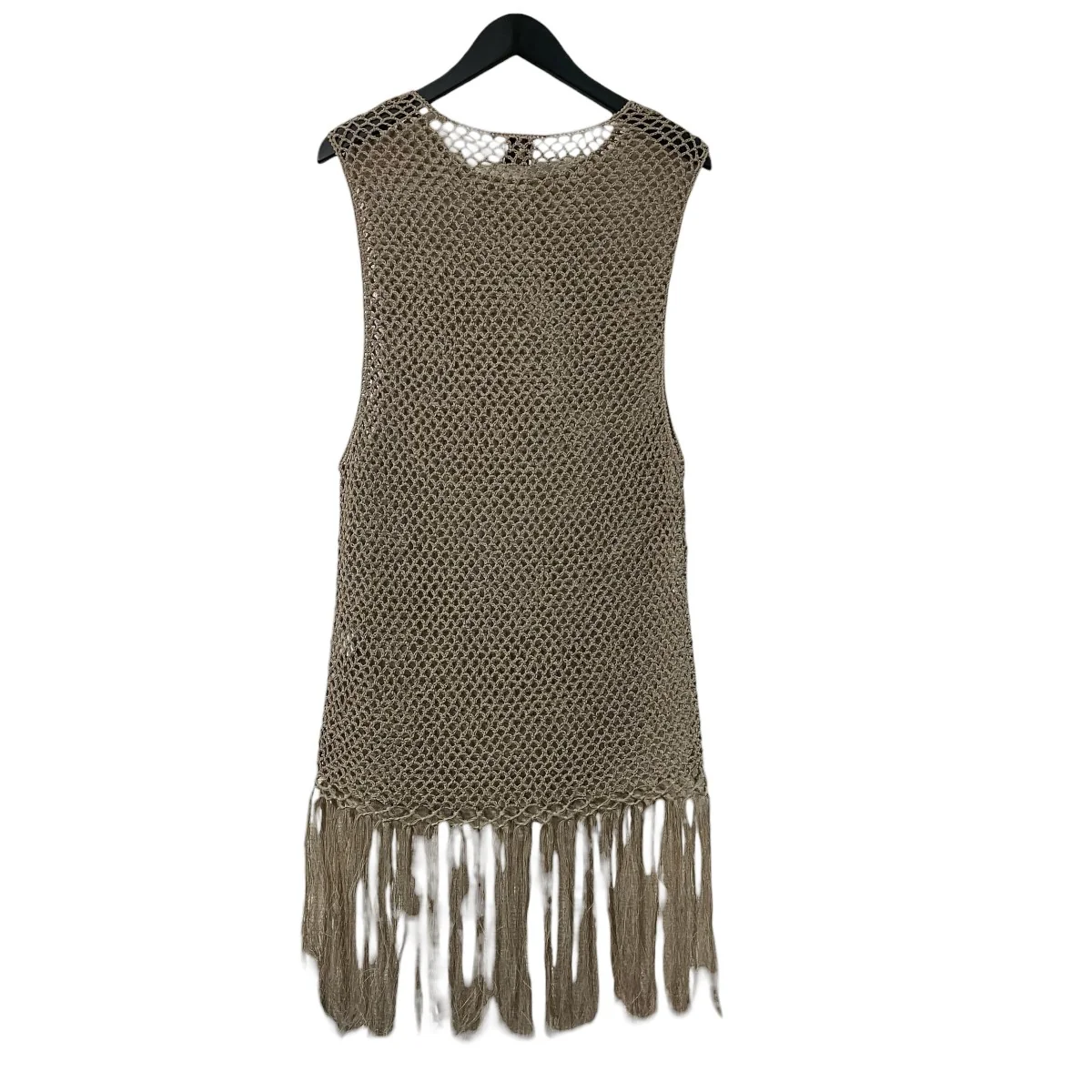 MESH FRINGE NO SLEEVE KNITメッシュノースリーブワンピース8618 105 0040 - Image 2
