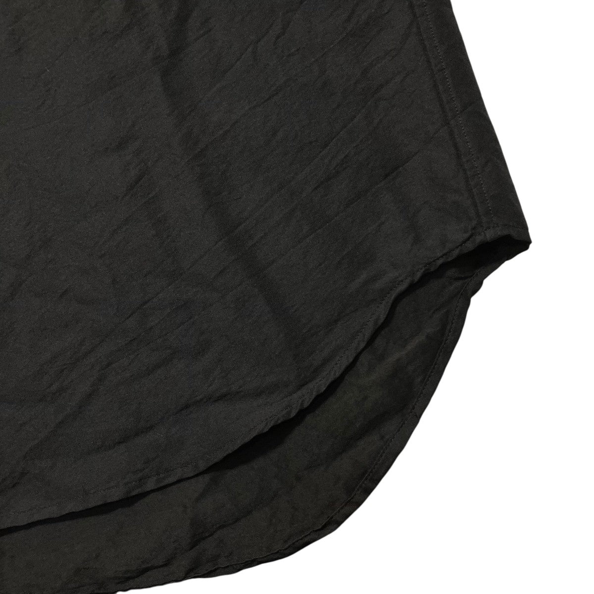 26SSWASHED WOOL SILK TWILL WESTERN SHIRTウエスタンシャツUSH67 LA231 - Image 5