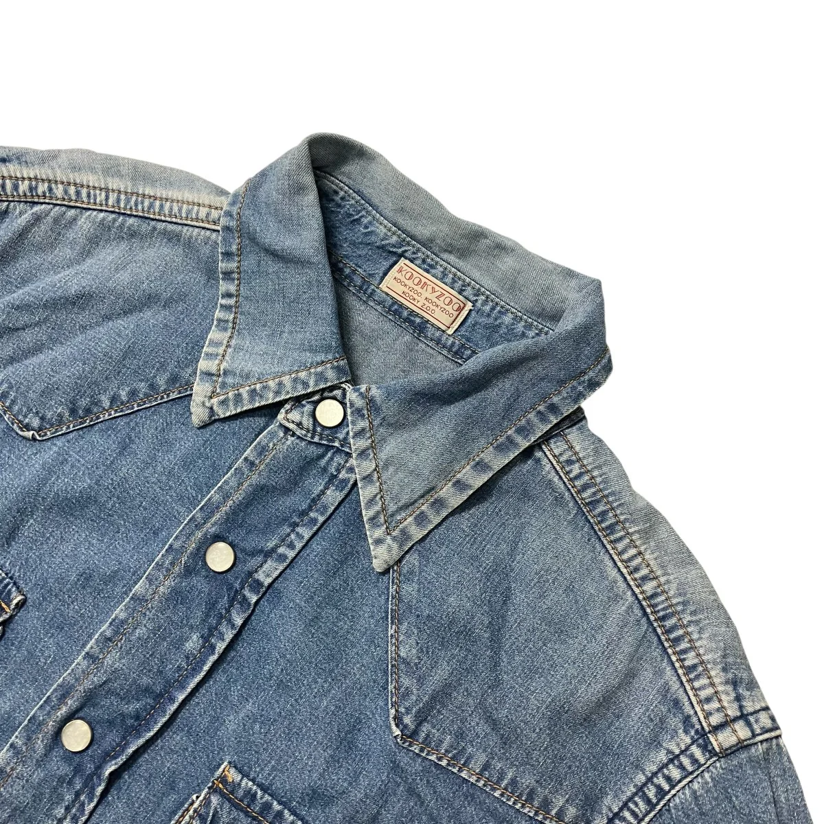 JUVENILE DENIM WESTERN SHIRTデニムジャケットJ0059 - Image 3