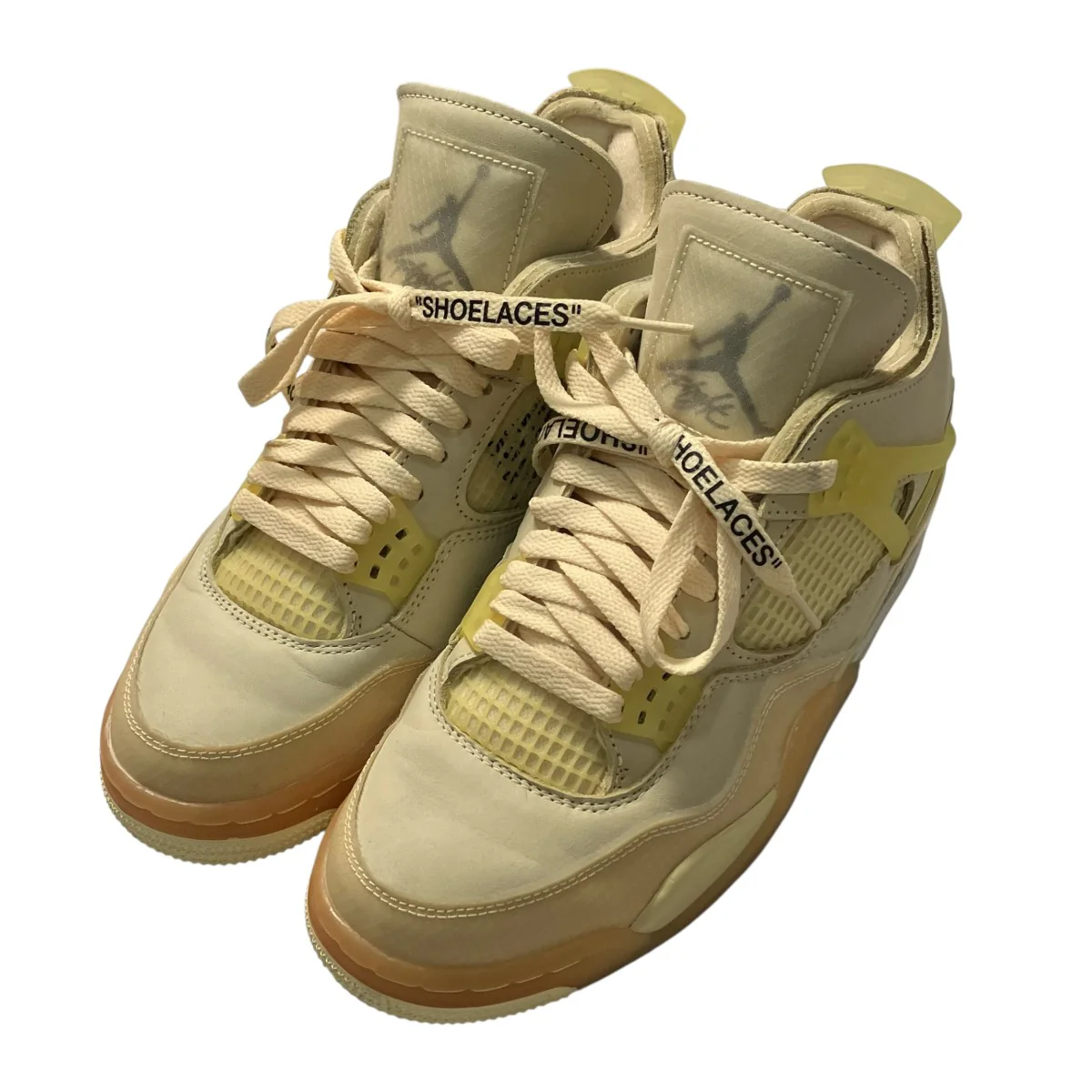 OFF WHITE WOMEN’S AIR JORDAN 4 SPハイカットスニーカーCV3988 100
