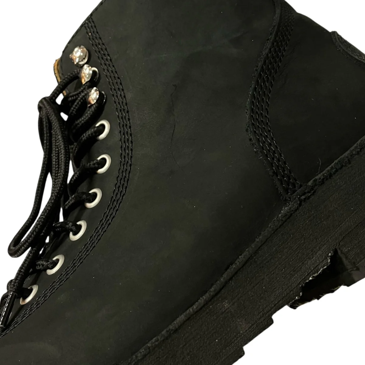 MAT SMOOTH LEATHER ZIP BIKER BOOTSミドルブーツHL E54 765 - Image 7