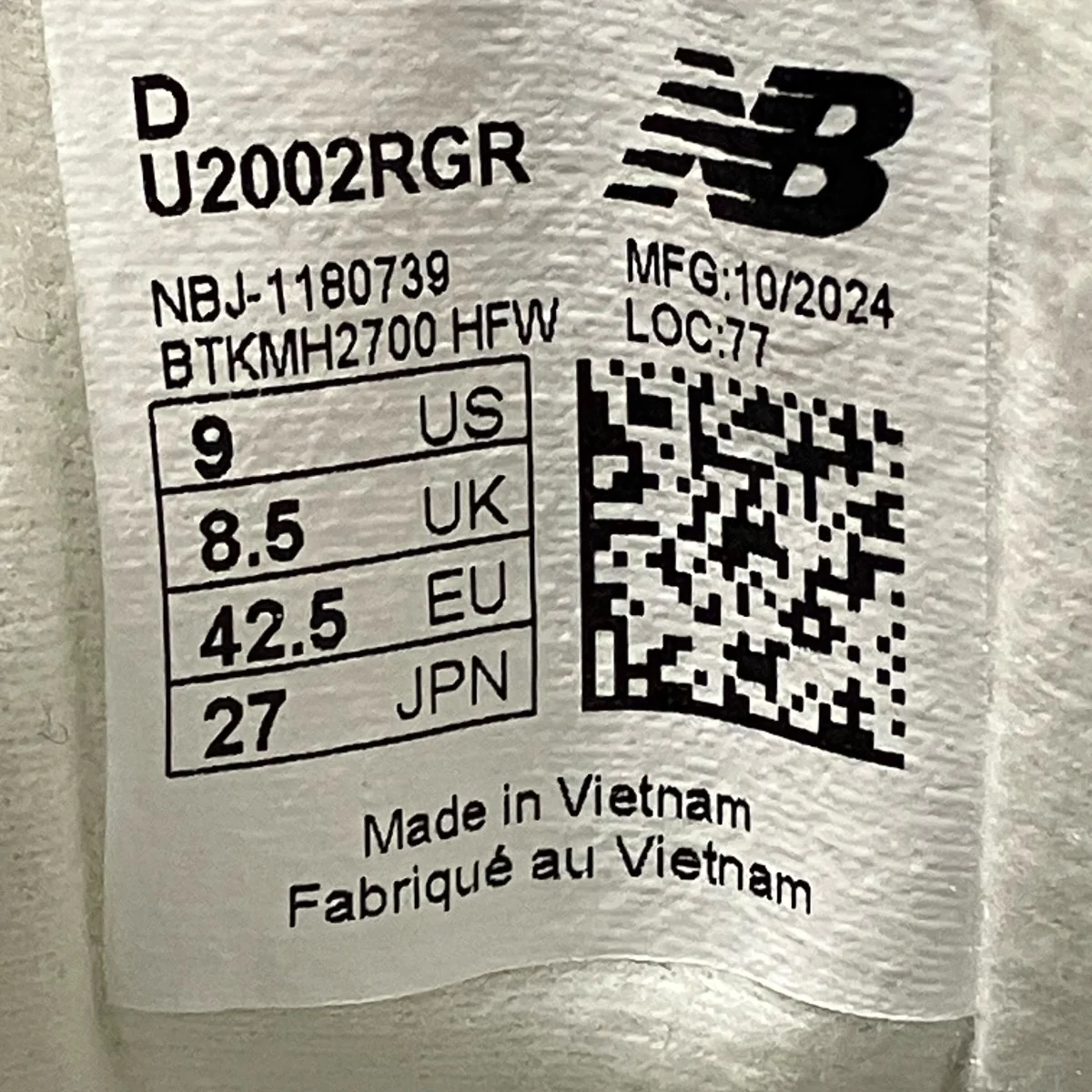U2002RGRローカットスニーカーBTKMH2572 - Image 6