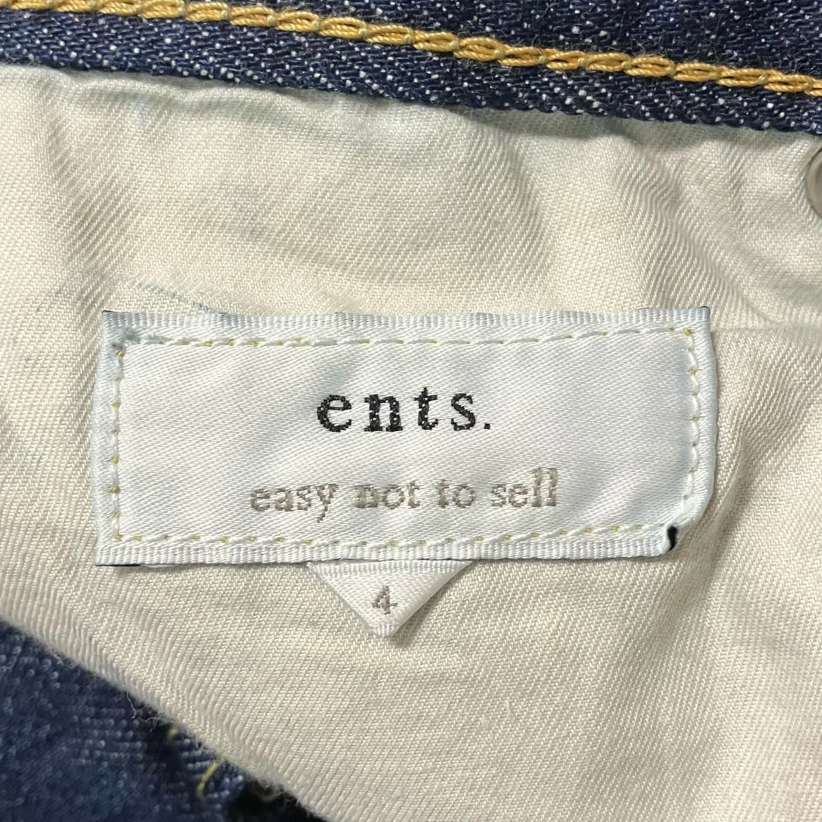 Cotton Silk Denim Pantsデニムパンツents DPT01 - Image 6