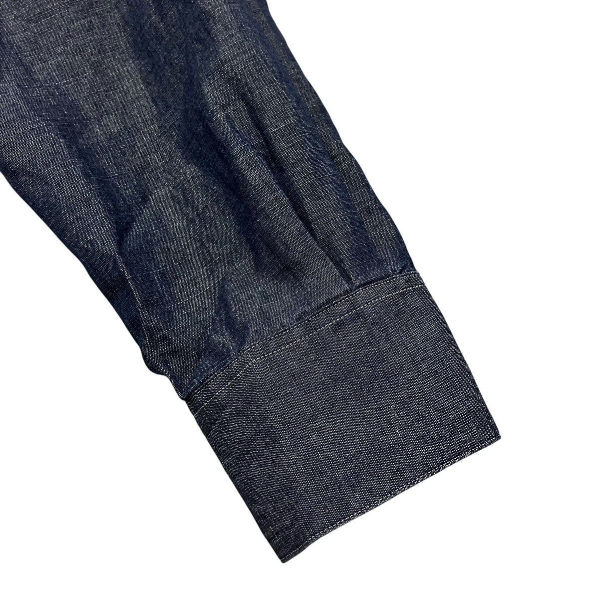 26SSCOTTON LINEN CAMBRAY SHIRTSコットンリネンシャツ26S BIS SH36 - Image 4