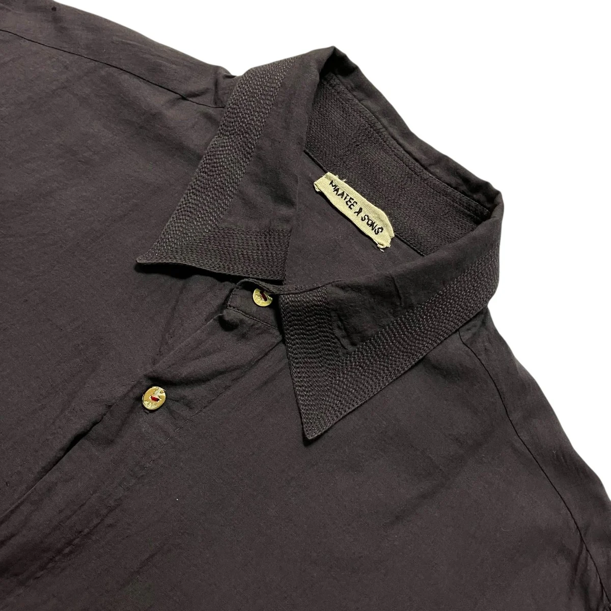 25SSGUPTA KHADI COTTON SHIRTS長袖シャツMT 5103 0604 - Image 3
