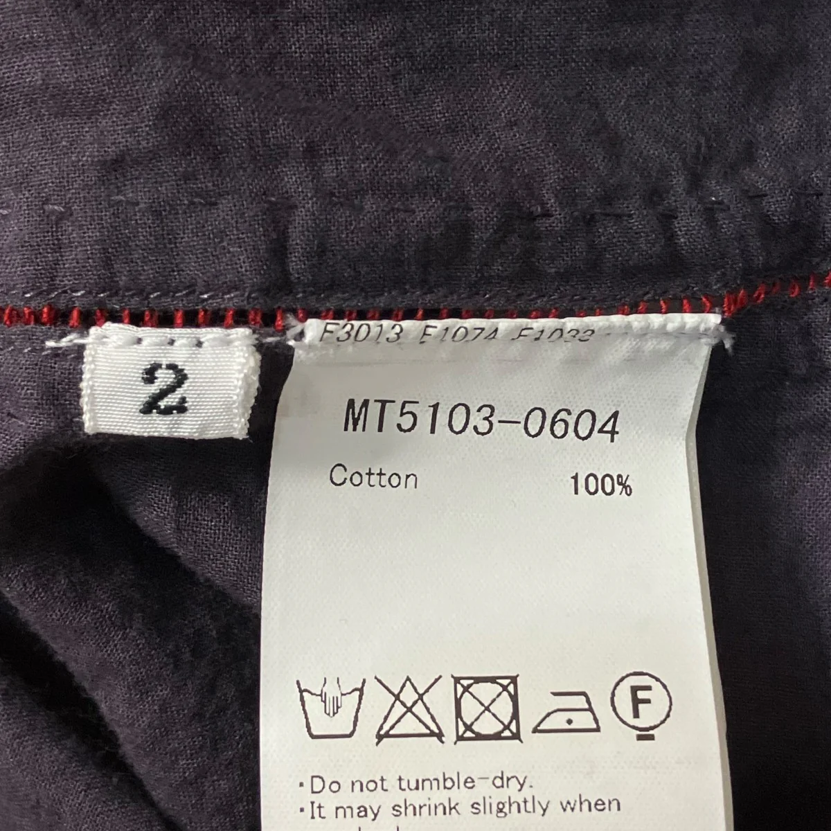 25SSGUPTA KHADI COTTON SHIRTS長袖シャツMT 5103 0604 - Image 8