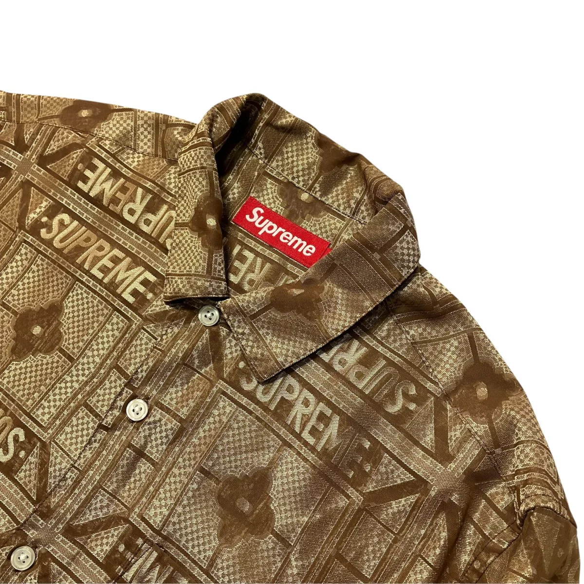 Supreme Tray Jacquard S S Shirt半袖シャツ - Image 3