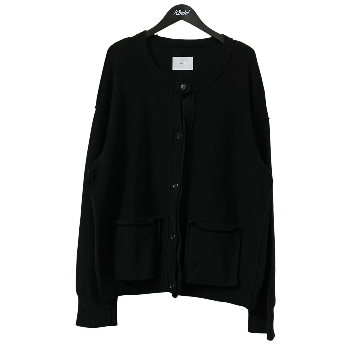 22SSMOLE YARN INSIDEOUT CARDIGANクルーネックカーディガンST 377