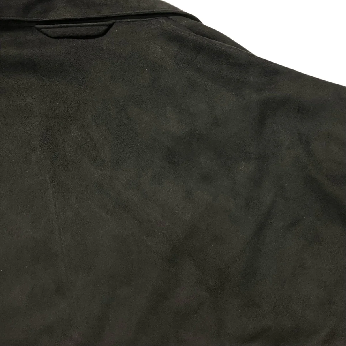 VEGAN LEATHER SKIPPER SHIRTオープンカラー長袖シャツANC SH27 - Image 9
