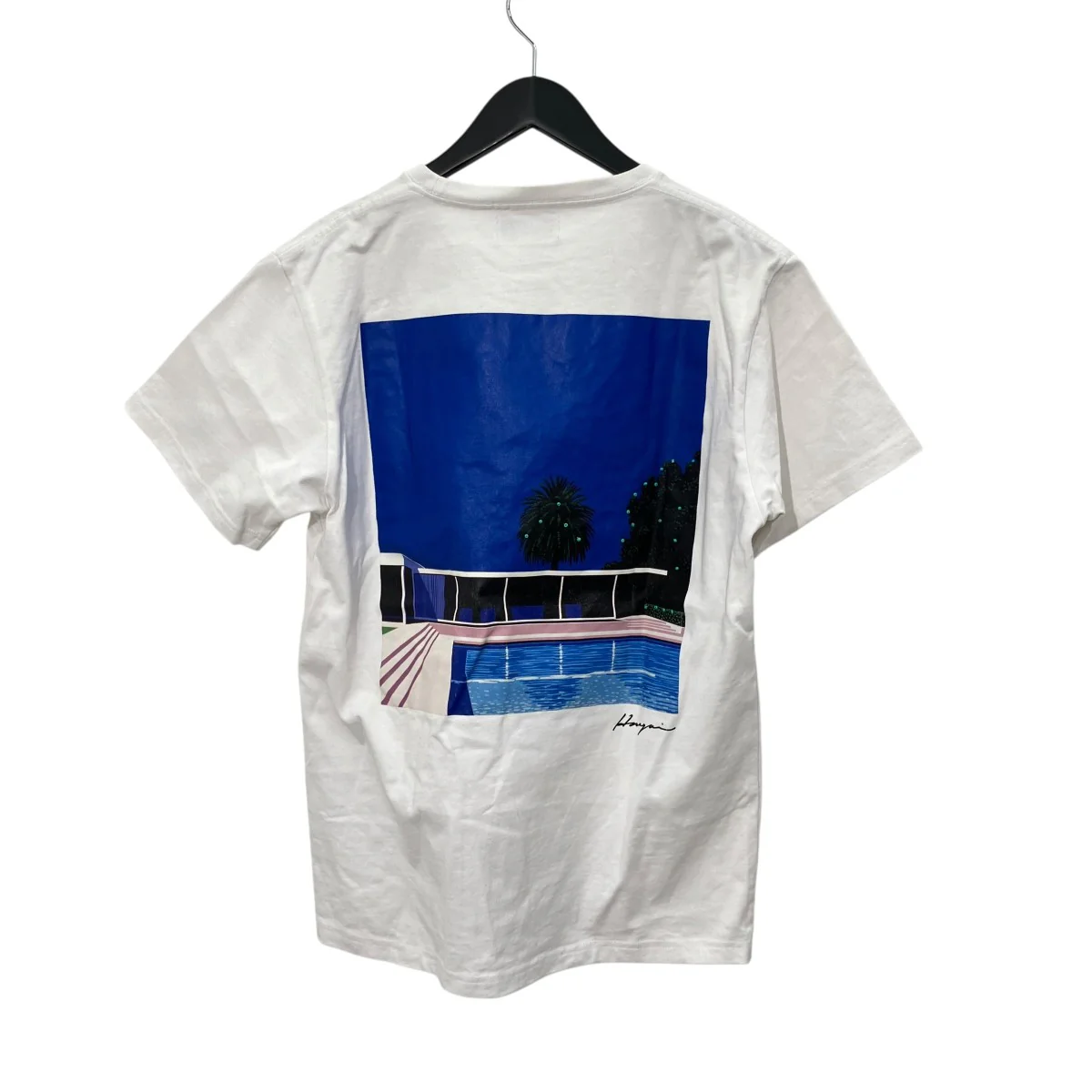 永井博 プール半袖Tシャツ - Image 2