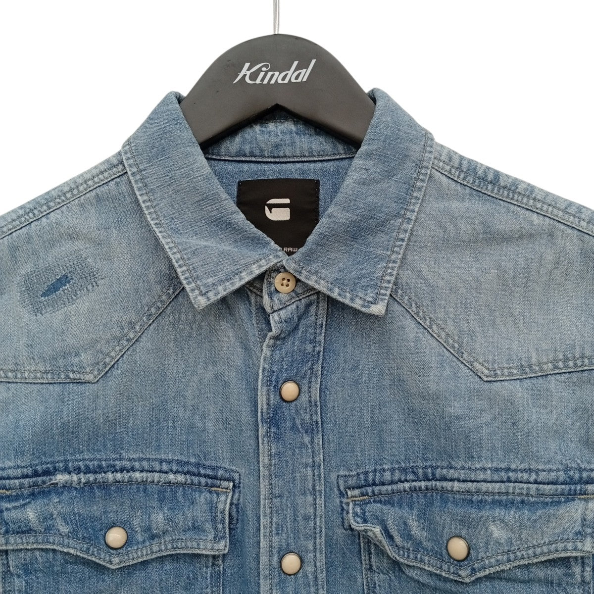 3301 Graft ShirtデニムウエスタンシャツD07392-D013-9011 - Image 6