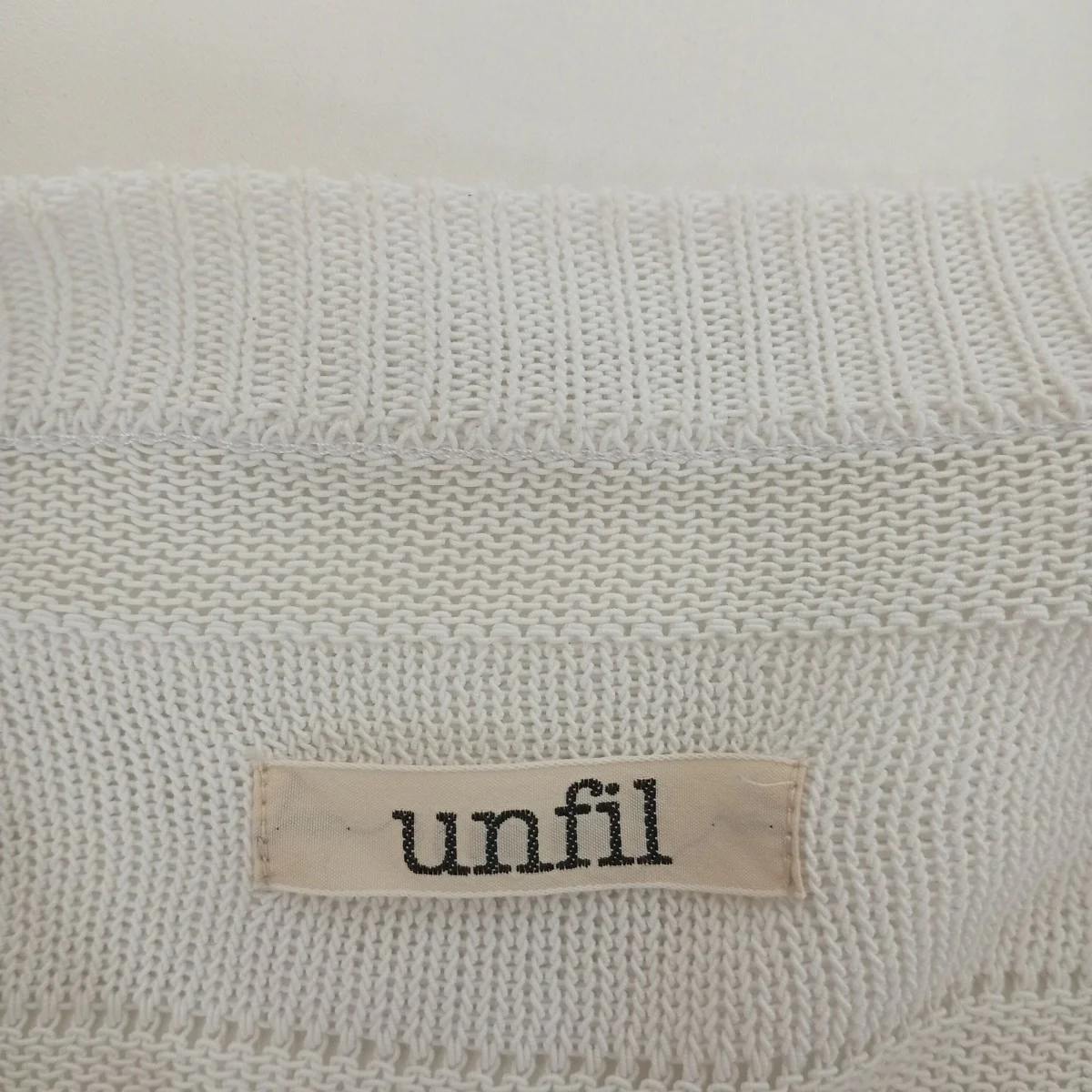 organic cotton coiled-yarn sweaterセーターWHSP-UU008 - Image 3